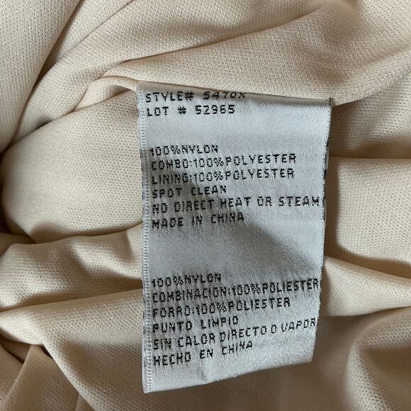 AQUA Off the Shoulder Sequined Floral Lace A-Line Evening Gown Blue Size 8 Dress - Picture 10 of 12